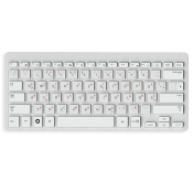Tastiera russa per Mac (Apple) trasparente, rosso