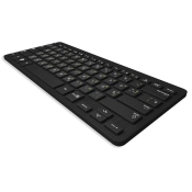 Tastiera russa per Mac (Apple) trasparente, verde chiaro