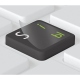 Tastiera russa per Mac (Apple) trasparente, verde chiaro