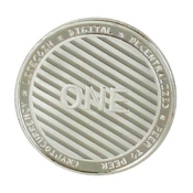 Litecoin (LTC) pièce de collection en métal en argent (véritable argent plaqué)