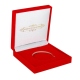 coffret cadeau pour les pièces de collection pour Bitcoin, Ethereum et Litecoin, rouge