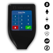 Trezor T Hardware Wallet für die Aufbewahrung von...