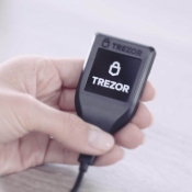 Trezor T Hardware Wallet für die Aufbewahrung von Bitcoin, Ethereum (ERC20 Token), LTC, Dash, Zcash, Nem