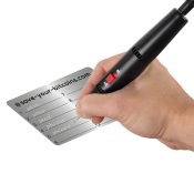 Hardware wallet seed phrase - Recovery Metal plate made of stainless steel, Kit with 2 plates + engraver