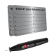Hardware wallet seed phrase - Recovery Metal plate made of stainless steel, Kit with 2 plates + engraver