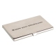 Private Key metal plate, stainless steel (V4A) incl. engraving pencil