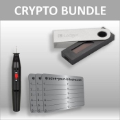 Bundle : Ledger Nano S + Plaque en métal de seed...