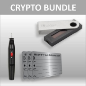 Bundle: Ledger Nano S + Plaque en métal de private...