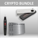 Bundle: Ledger Nano S + 2x Plaques en métal de private key incl. graveur