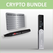 Bundle: Ledger Nano X + 1x Seed Metallplatte inkl.Gravierer