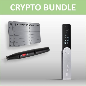 Bundle: Ledger Nano X + 2x seed piastre incl. incisore