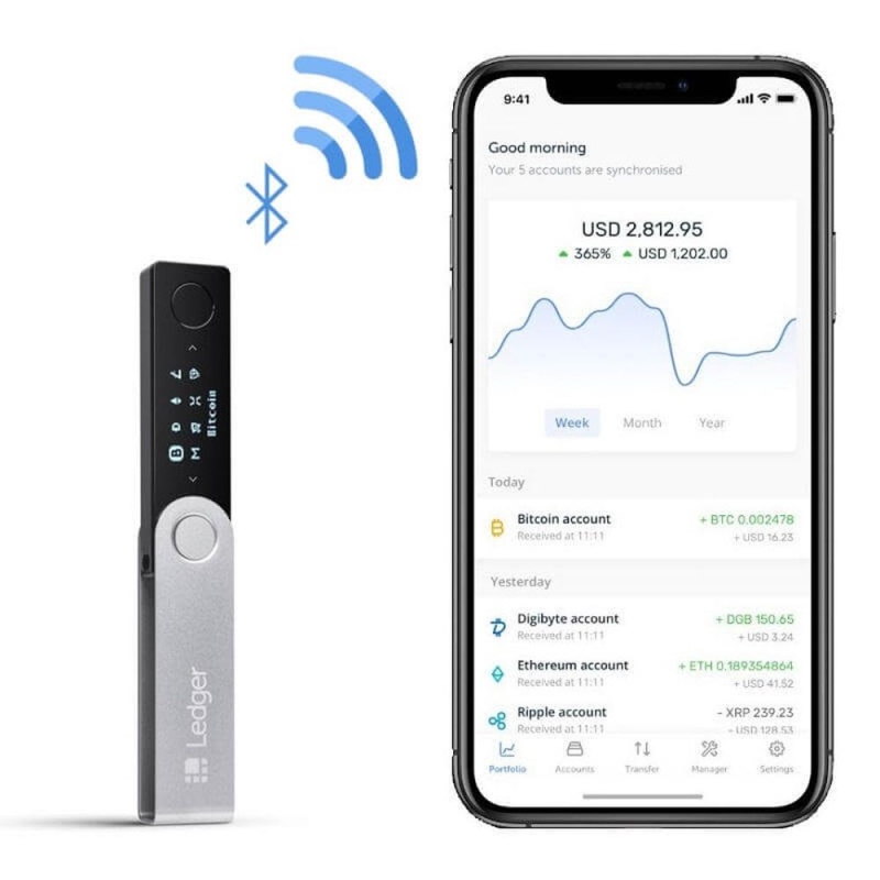 Ledger Nano X - Bluetooth Hardware Wallet