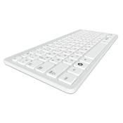 Autocollants clavier russe universel 5 x 6 mm, Rouge