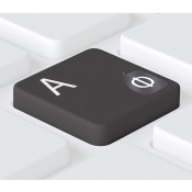 Etiquetas adhesivas rusasuniversal 5 x 6 mm  transparentes, Blanco