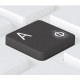 Etiquetas adhesivas rusasuniversal 5 x 6 mm  transparentes, Blanco